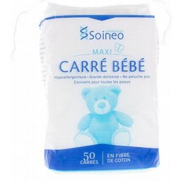 Carré Coton Bébé Maxi 50uts