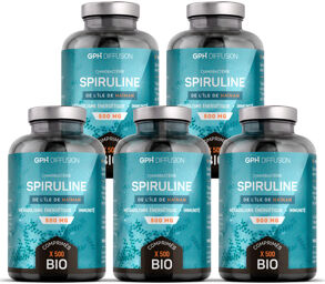 Spiruline Bio - 500 mg - 2500 comprimés