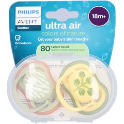 Ultra Air Sucette +18m Air design menthe/ivoire