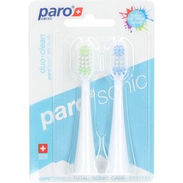 Paro® Sonic Duo-Clean - Têtes de brosse à dents de remplacement