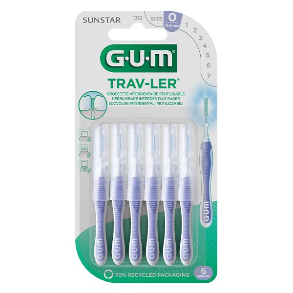 Brossettes Interdentaires Trav Ler 0,6mm 6 unités