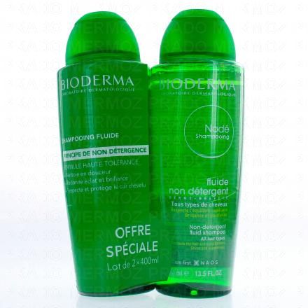 Nodé - Shampooing fluide non détergent lot 2 * 400ml