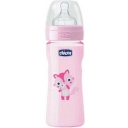 Biberon Wp Pp Pink 250 Silicone Medium Flow