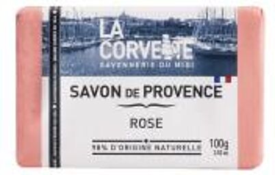 Savon traditionnel à la rose de Provence 100g - Pain 100 g