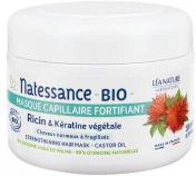 Masque Capillaire Fortifiant Ricin Bio & Kératine Végétale 200 ml - Pot 200 ml