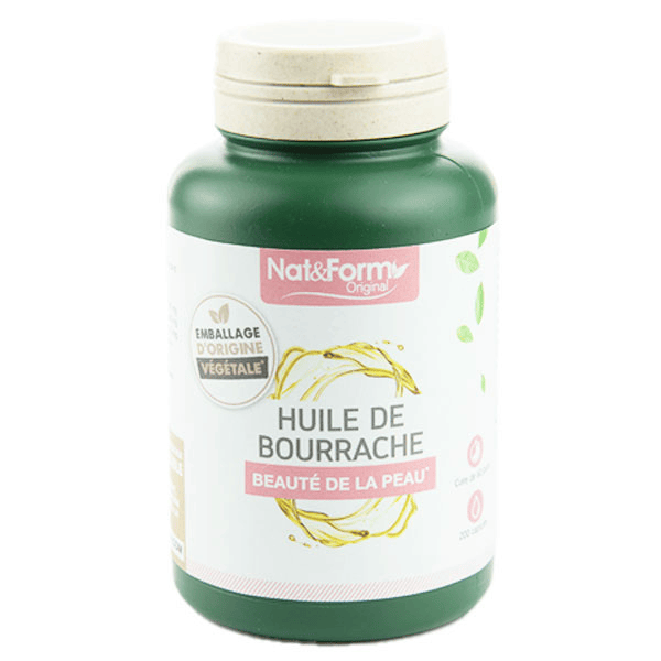 Original Huile Bourrache Vitamine E 200 capsules
