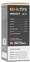Synactifs KidActifs Sirop Immunité Pêche 125 ML - Flacon 125 ml