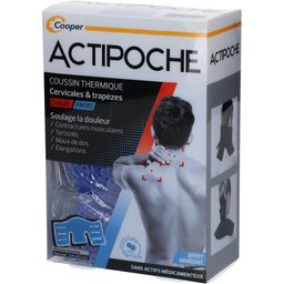 - Coussin thermique - Thermothérapie - Contractures musculaires et douleurs articulaires - Cervicales et trapèzes - Microbilles - 1 unité