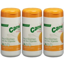 Cami Moll Lingettes humides intimes à la camomille