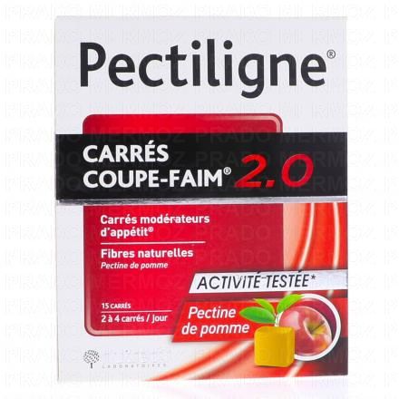 Pectiligne carrés coupe faim à la pectine de pomme x 15