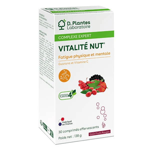 Complexe Expert Vitalité Nut Fruits Rouges 30 comprimés