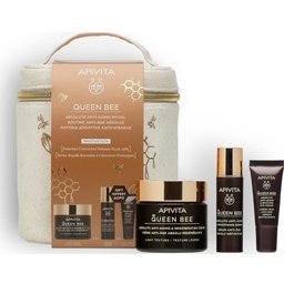 Queen Bee Routine Anti-âge Absolue Crème Texture Légère 50ml + Sérum 10ml + Crème Yeux 5ml