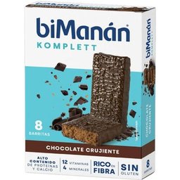 BiManán BeKomplett Chocolat Croustillant 8 Barres