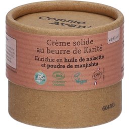 Crème Solide au Beurre de Karité Enrichie en Huile de Noisette