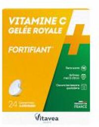 Vitamine C + Gelee Royale 24 Comprimés à Croquer - Boîte 24 Comprimés