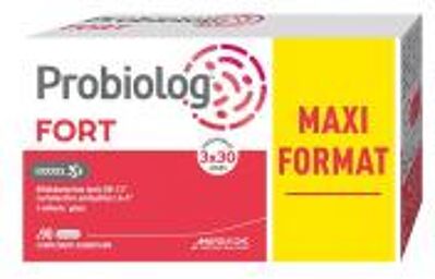 Probiolog Fort - 3 X 30 Gélules - Boîte 90 gélules