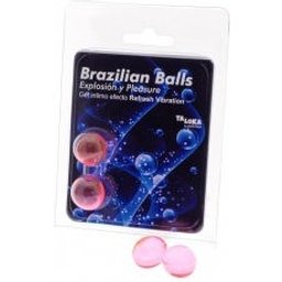 Taloka Brazilian Balls Exciting Gel Refreshing Vibration Effect 2uds