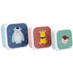 Boîtes Lunch Tropicales Little Monsters 3uts