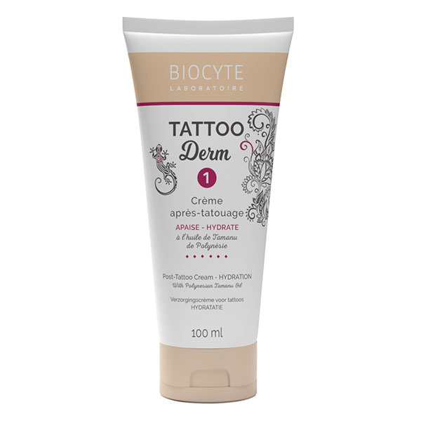 Tattoo Derm 1 Crème Après Tatouage Hydratation et Réparation 100ml