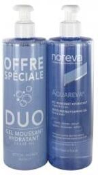 Aquareva Duo Gel Moussant Hydratant 2 X 400 ml - Lot 2 x 400 ml