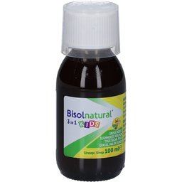 Bisolnatural 3 in 1 Kids | Solution naturelle contre la toux grasse, la toux sèche et le mal de gorge