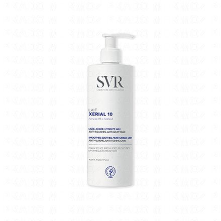 Xérial 10 lait corps flacon pompe 400ml