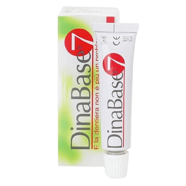 Dinabase 7 Gel Adhésif effet ventouse pour Prothèse Dentaire 20g