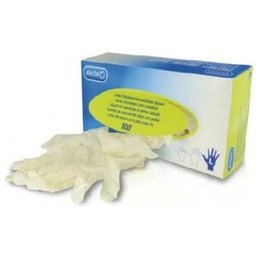 guantes de examen látex con polvo T-S 100uds T-S 100uds