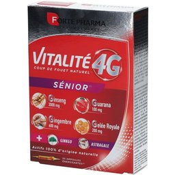 Forté Pharma Vitalité 4G Sénior 20 Ampoules