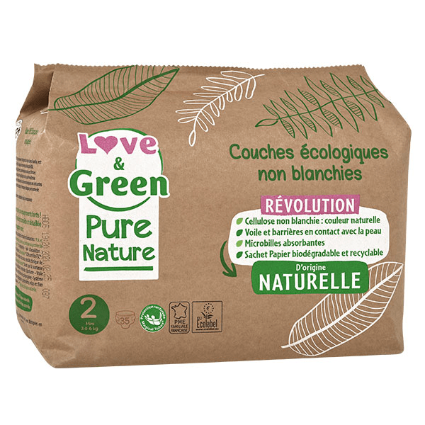 Change Bébé Pure Nature Couche Écologique Taille 2 35 unités