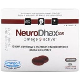 Neurodhax Omega 550 Mg 80 Caps