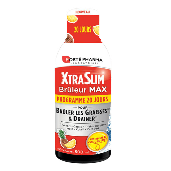 Xtraslim Brûleur Max Bruleur de graisse Draineur Elimination 500ml
