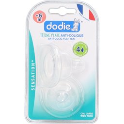 Dodie® Sensation+ tétine en silicone 2ème âge débit 4