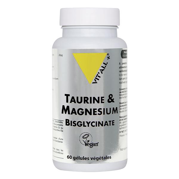 Taurine & Magnésium Bisglycinate 60 gélules végétales