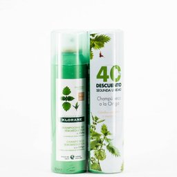 Shampooing Sec Ortie Cheveux Gras Châtains à Bruns 2x150ml