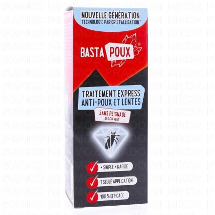 BASTA POUX - Traitement express anti poux et lentes 100ml