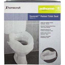 Adhome Savanah™ Siège de toilette relevé Hauteur 10 cm