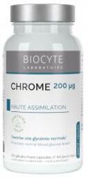 Longevity Cr Chrome 200 µg Haute Assimilation 60 Gélules - Pot 60 gélules