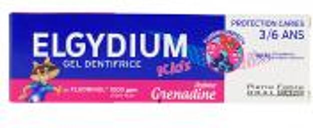Kids Gel Dentifrice Protection de Caries 3-6 Ans 50 ML - Tube 50 ml