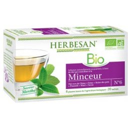 Infusion Thé Vert Minceur Bio 20 sachets