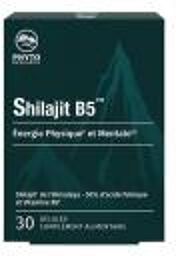 Shilajit B5 Énergie Physique et Mentale 30 Gélules - Boîte