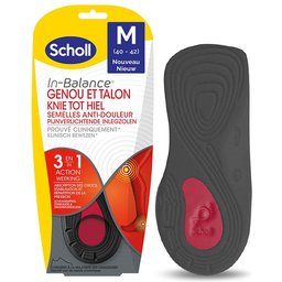 Scholl® Expert Support™ Semelle Anti-Douleur Genou & Talon Taille 2