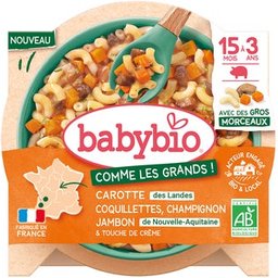 Comme Les Grands Carotte Coquillettes Champignon Jambon 200 g