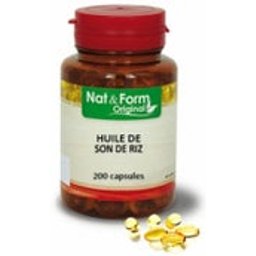Nat & Form Original Son De Riz 200 Capsules
