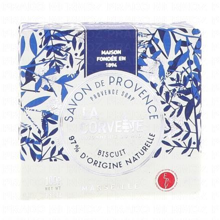 LA CORVETTE Savon de Provence en pain Biscuit 100g