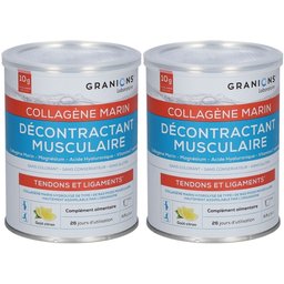 Laboratoire des Granions® Décontractant Musculaire - Collagène Marin Poudre Saveur Citron