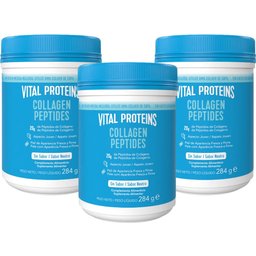 Pack Collagen Peptides Péptidos de Colágeno Sin Sabor 3x284g