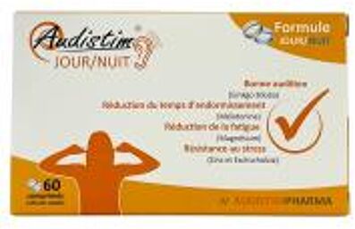 Audistim Jour/Nuit Complément Alimentaire 60 Comprimés - Boîte 60 comprimés