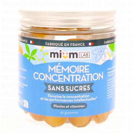 MIUM LAB Gummies Mémoire Concentration x42