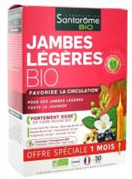 Bio Jambes Légères Bio 30 Ampoules Offre Spéciale - Boîte 30 ampoules de 10 ml
